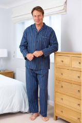Champion Mens Brushed Cotton Pyjama Stripe Print