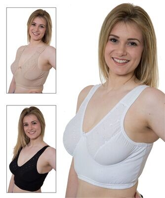 Cotton Pull on Bra by City