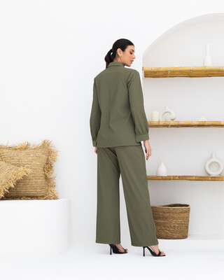 GREEN Plisse Set