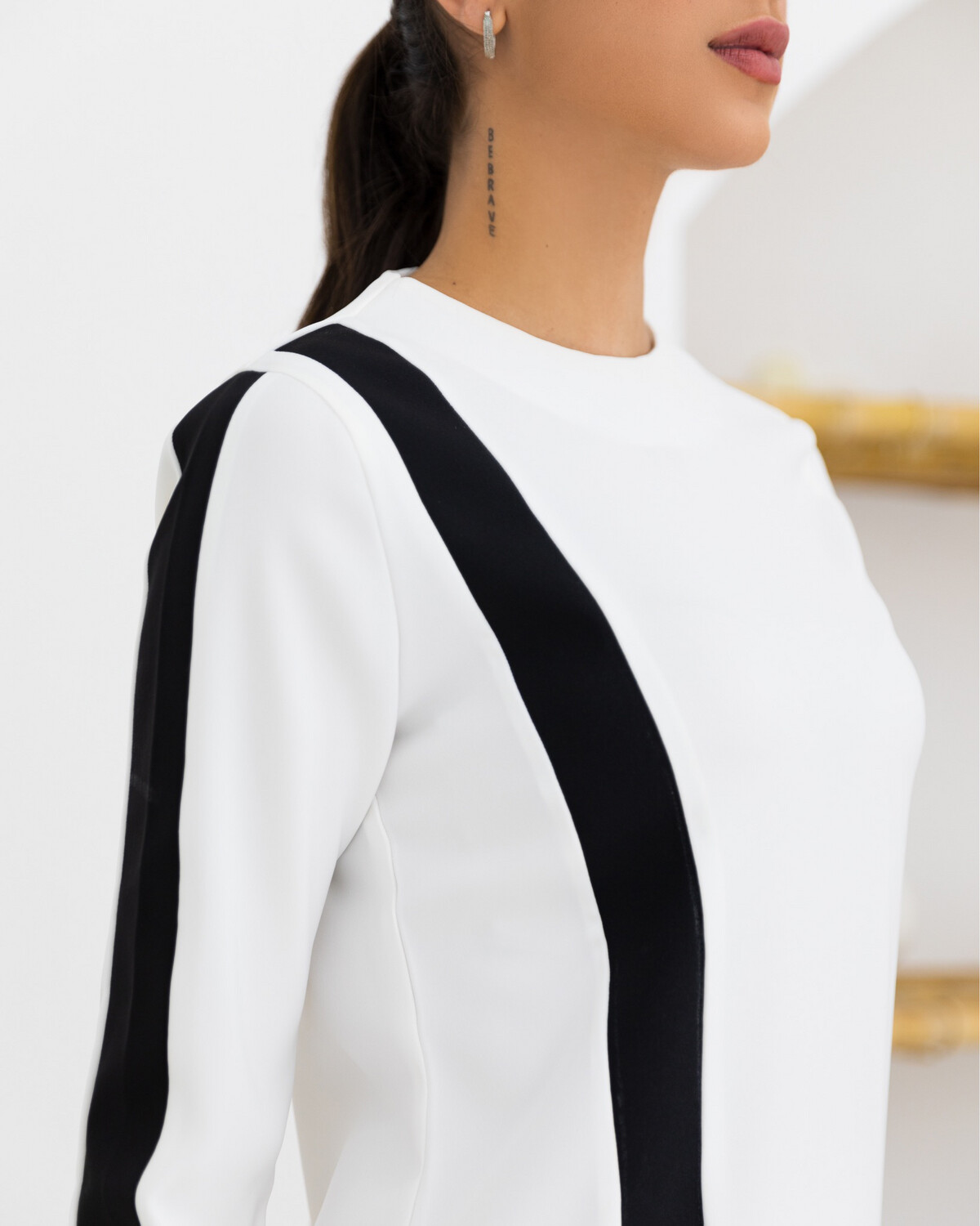 Chic Elegance; The Korean Barbie set of Blouse &amp; wide Trouser