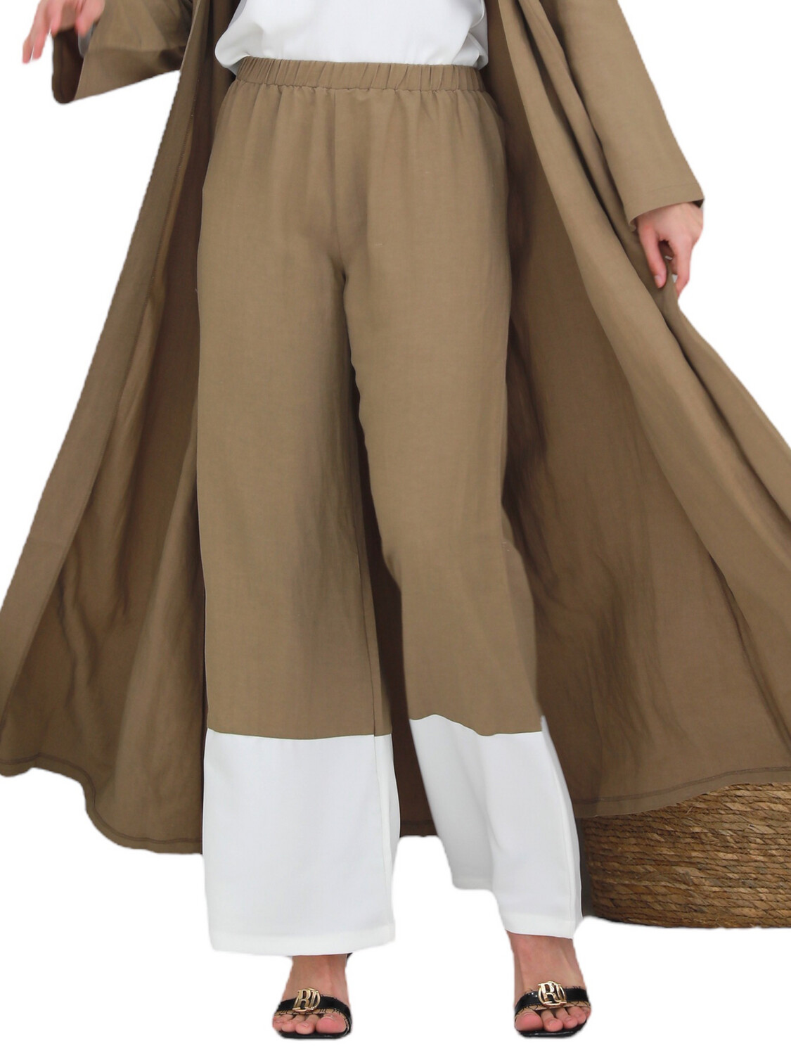 Brown Linen Trouser