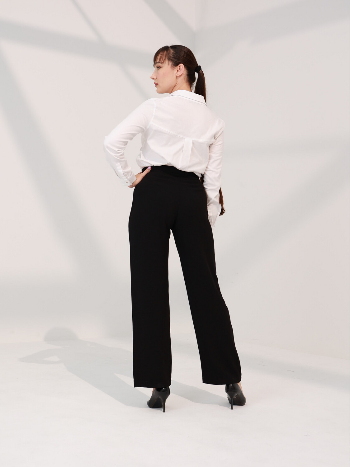 Black Straight Trouser