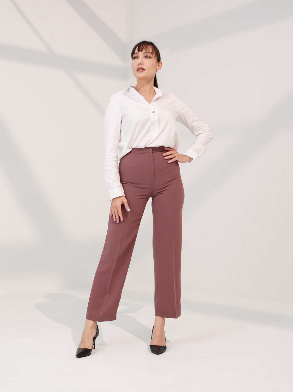 Light Purple Straight Trouser