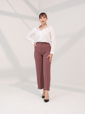 Light Purple Straight Trouser
