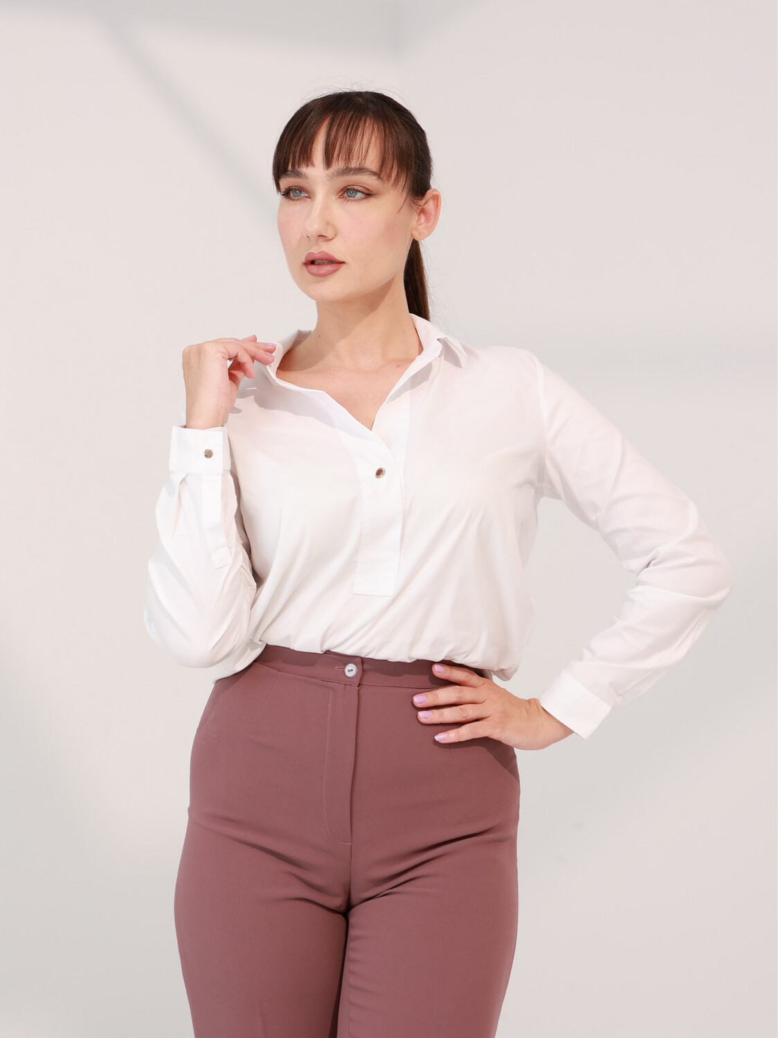 Light Purple Straight Trouser