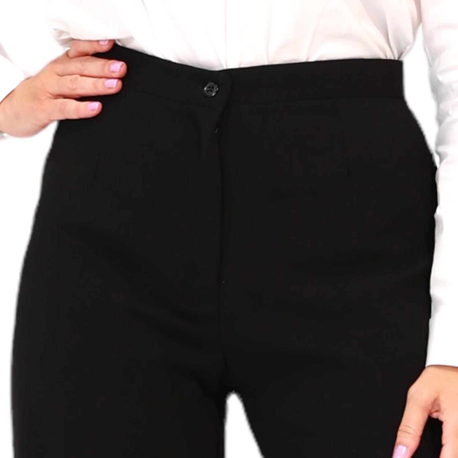 Black Straight Trouser Small Sizes