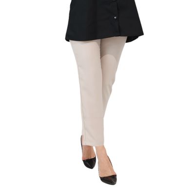 Beige Tapered Trouser