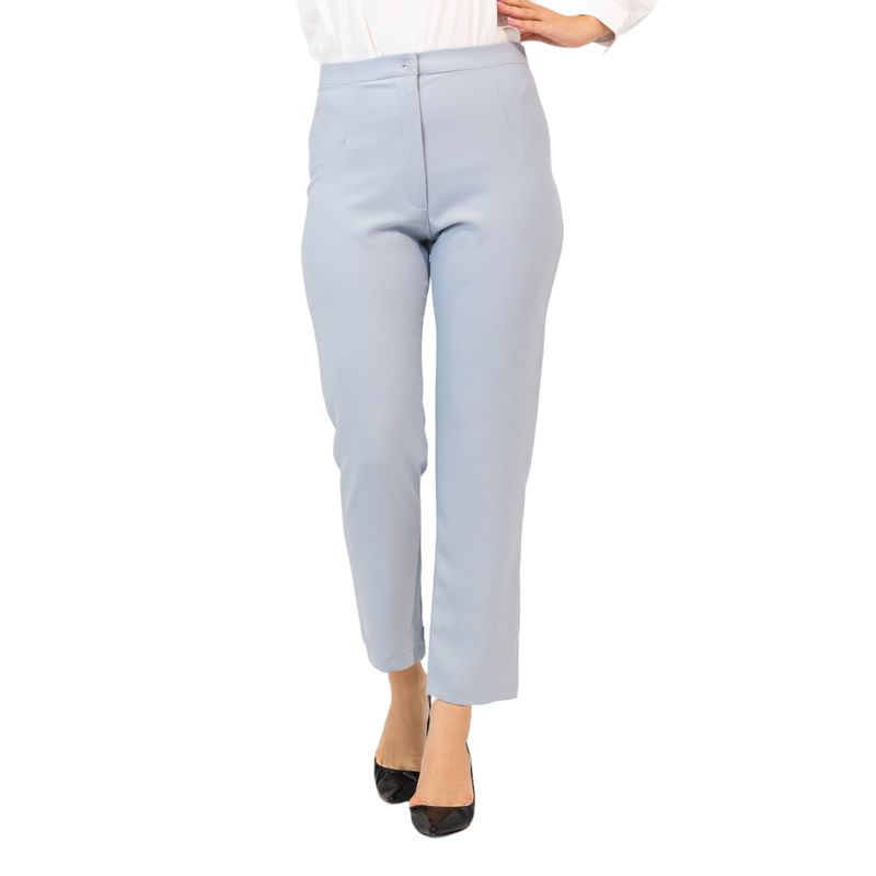 Sky Blue Tapered Trouser