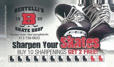 Skate Sharpening Card