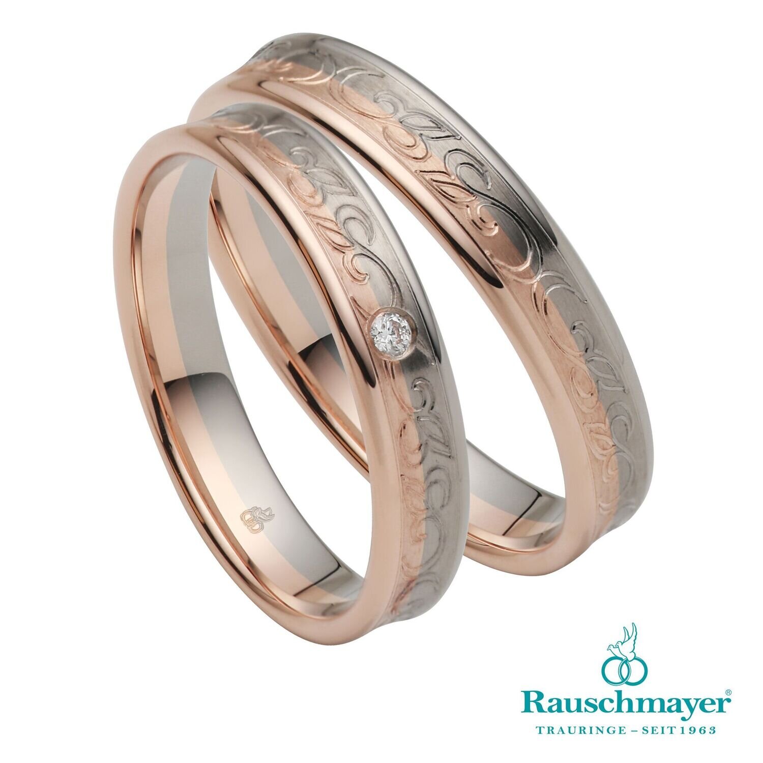 Rauschmayer   Roségold 585/Palladium 500