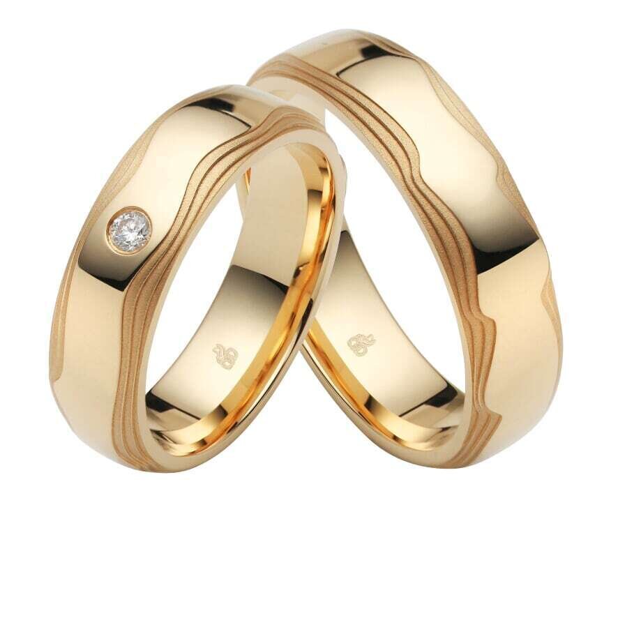 Trauringe 375 Gelbgold Rauschmayer 11-06354 / 10-06354-060