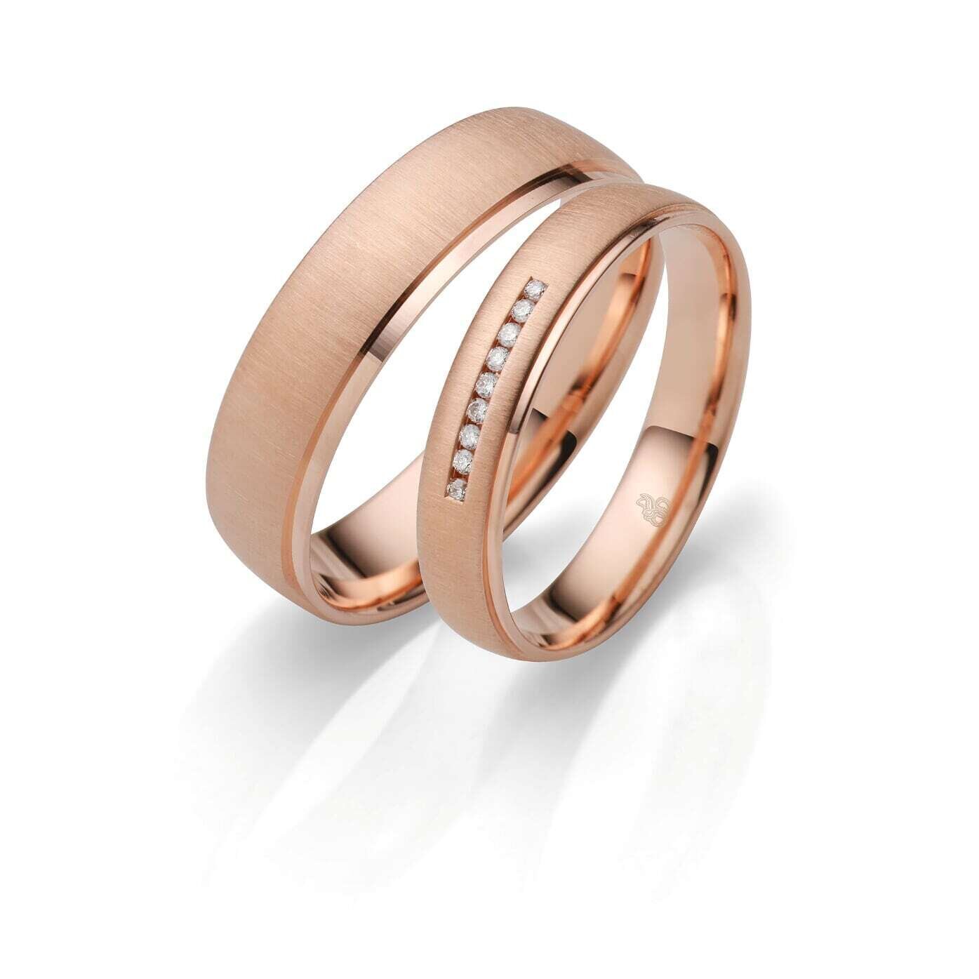 Trauringe 375 Roségold Rauschmayer  11-04908-10-04908