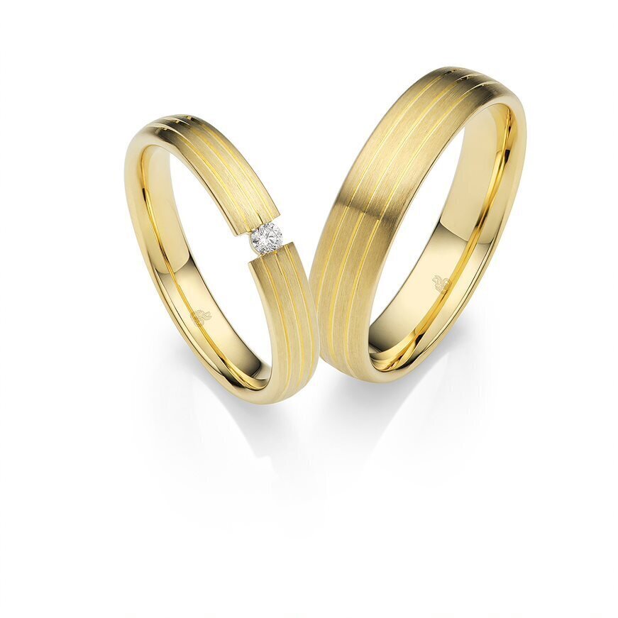 Trauringe in 585 Gelbgold von  Rauschmayer 03019