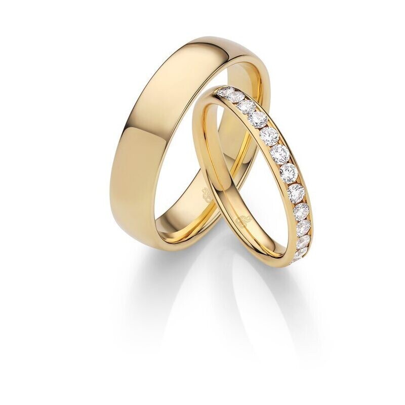 Trauringe in 375 Gelbgold von Rauschmayer 03027 Trauringe in 375 Gelbgold von Rauschmayer 03027