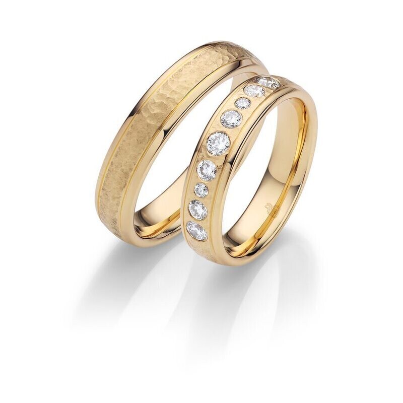Trauringe in 375 Gelbgold von Rauschmayer 05014-50