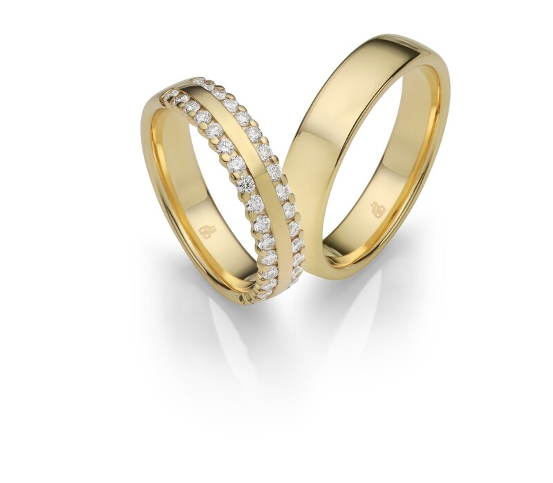 Trauringe Rauschmayer ROYAL in 375 Gelbgold 11-05712 / 10-05712