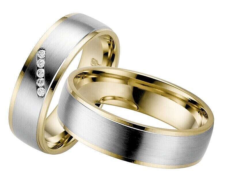 Trauringe 375 Gelbgold & W.Gold von Rauschmayer 11-50754