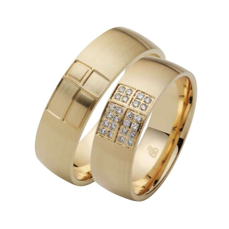 Trauringe 375 Gelbgold Rauschmayer 11-06408/10-0648-065