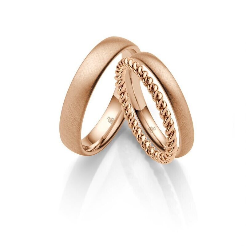 Trauringe in Rosegold 585 von Rauschmayer 97-73176