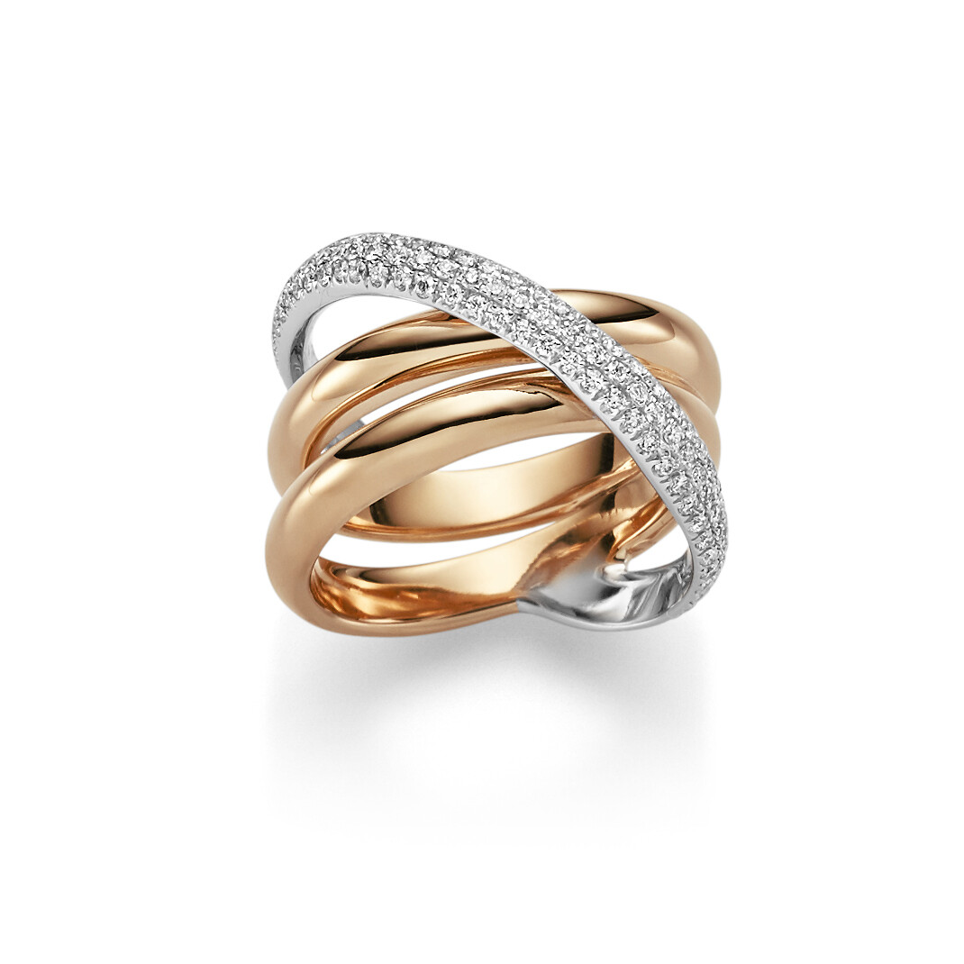 Brillant Ring WG/RG 0.67 ct. TW-SI