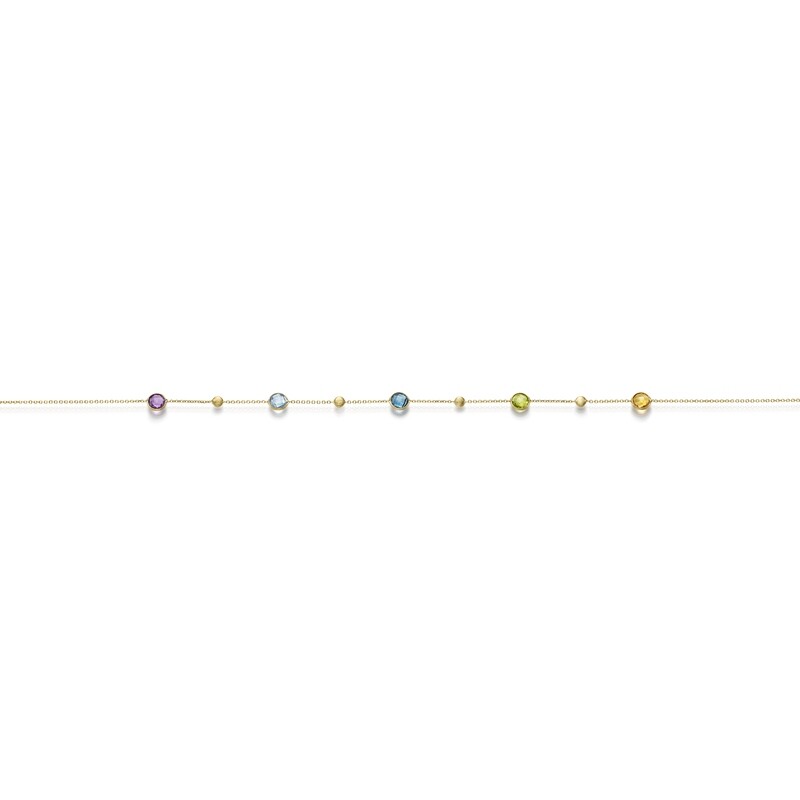 Kette mit Farbsteinen GG 45 cm