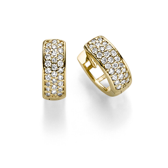 Pavé Creolen GG 0.27 ct. TW-SI
