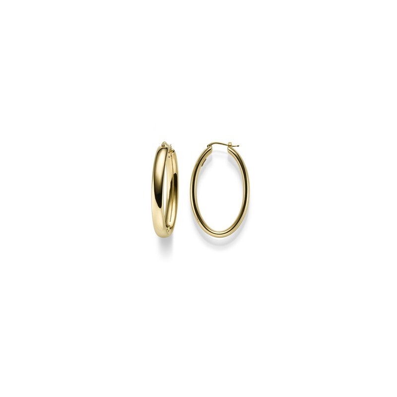 Creole oval (electrof.) 6,5 mm GG