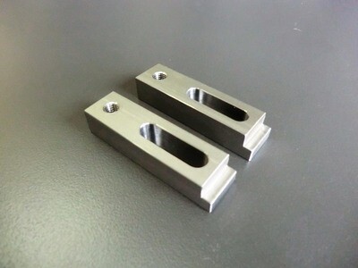 Spannpratze Erodiermaschine 4 Stück Edelstahl V2A 20x15x75 M8