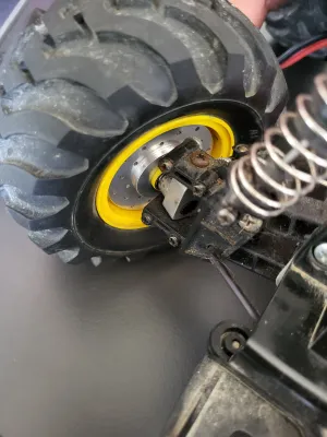 Bremsscheibe Radnabe Tamiya Monster Beetle Alu CNC,
