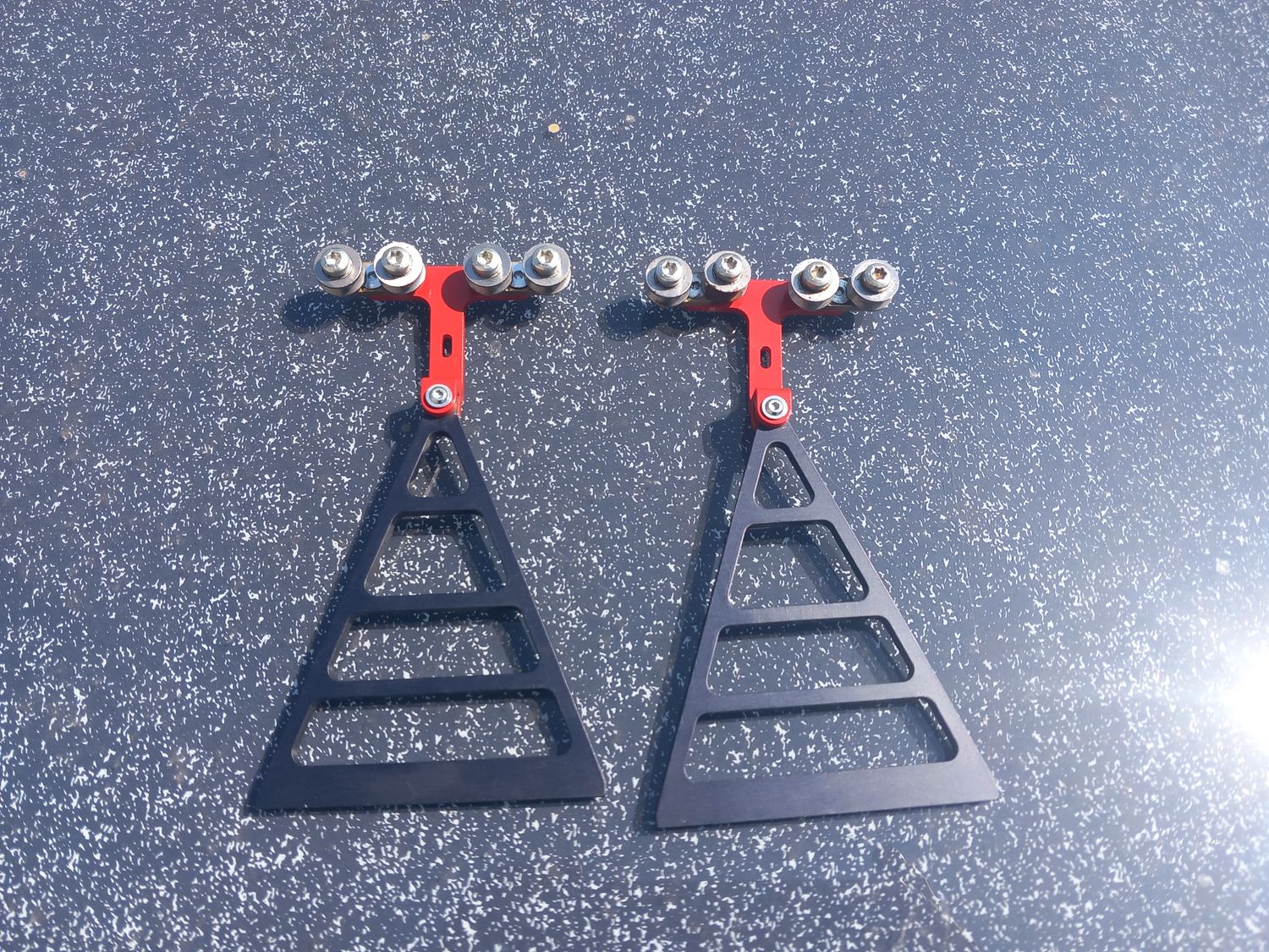 Laufkatze V2, 1 Paar -OHNE MAST