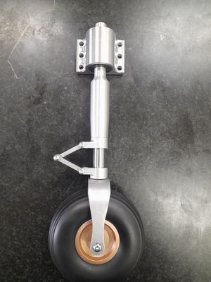 Bugfahrwerk  NLG für Cessna 152 -182 für Räder bis 30mm Breite/ Durchmesser 90mm komplett mit Lagerbock