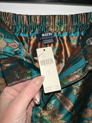 ANTHROPOLOGIE - Pantalon Jacquard Melyssa - Size Small - NWT