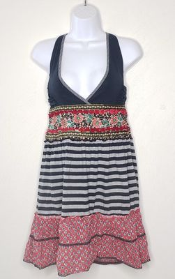 Vintage Free People Y2K Halter Dress Size 6