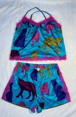 Chelsea Peers Silk PJs - Sz Medium
