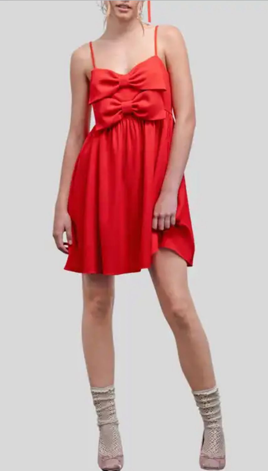 Blu Pepper Double Bow Dress - NWT - Large