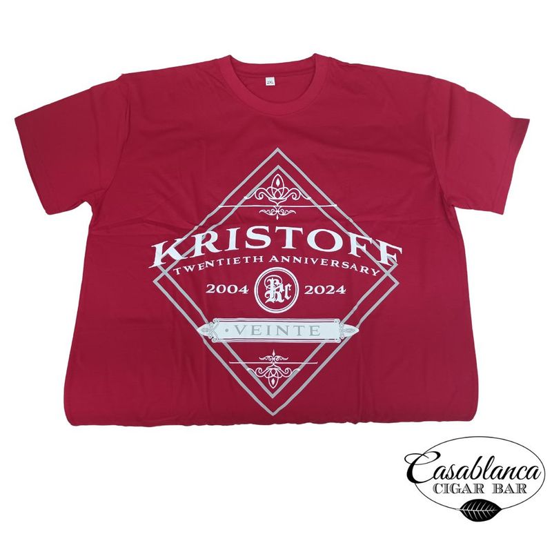 Kristoff Cigars T-Shirt  - Red 2XL