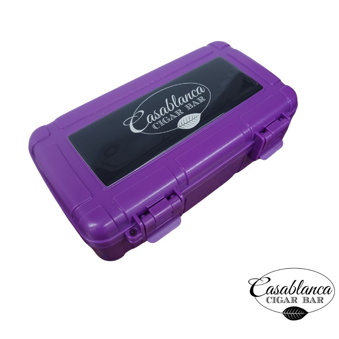 Casablanca Lotus Travel Humidor - Purple (10 Count)