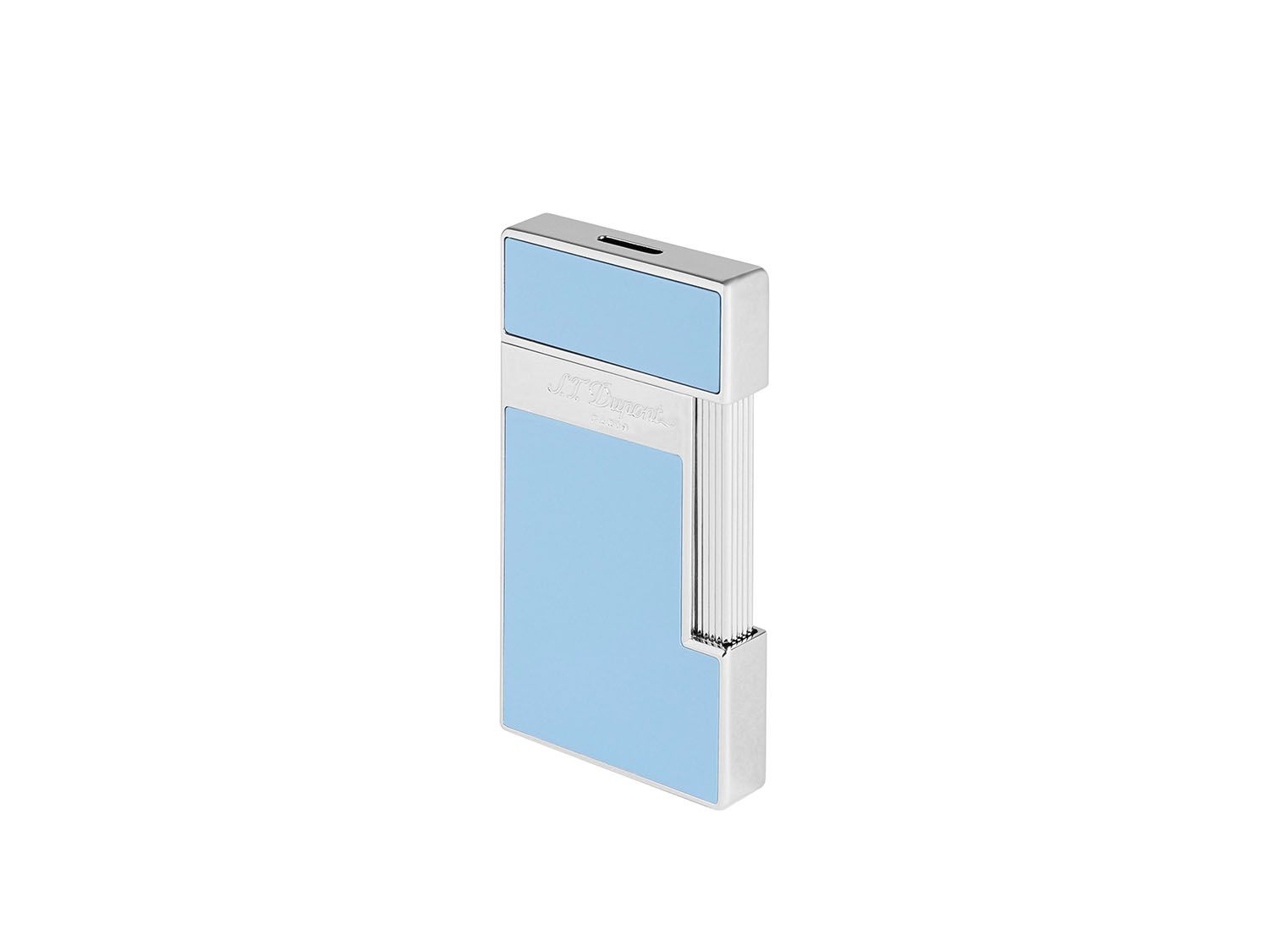 S.T. DuPont Slimmy Lighter - Light Blue/Chrome 028007