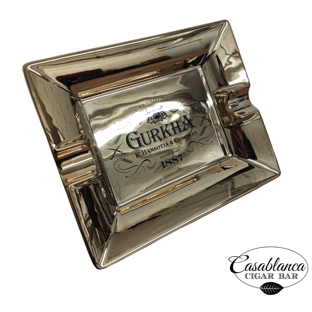 Gurkha Gold Rectangular Ashtray