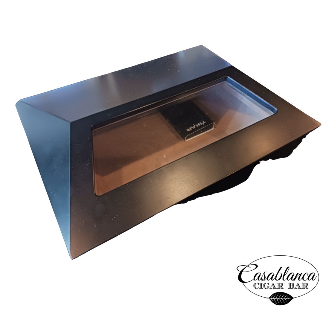 Unique Three-Dimensional Angled Humidor (40-80 Count)