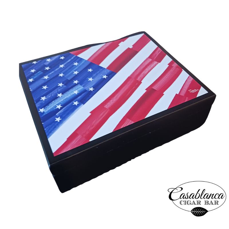 Palio Humidor - US Flag Turano Series (20 Count)