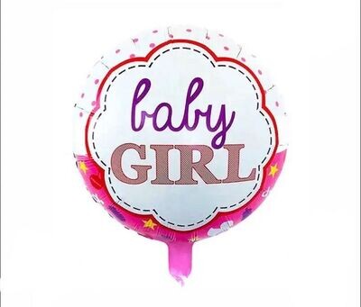 Pink Dots Baby Girl Balloon