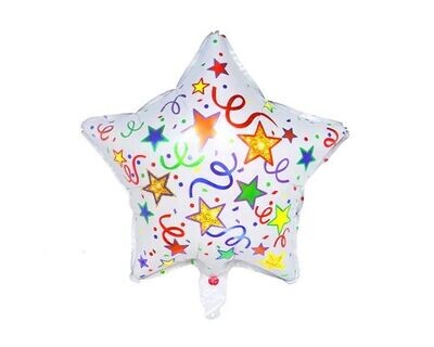 Confetti Star Balloon