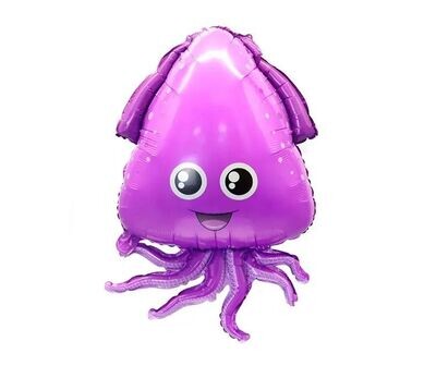 Purple Squid Balloon (XL)