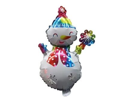 Cheerful Snowman Balloon (XL)