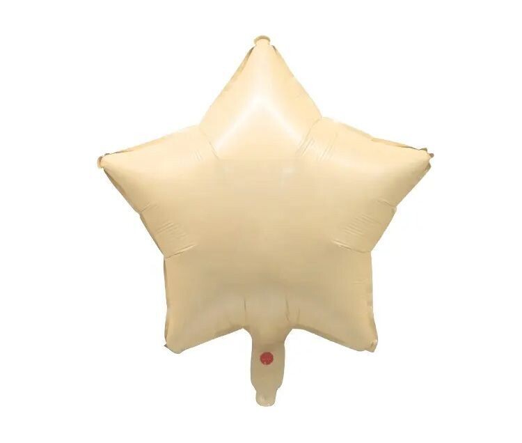 Camel Beige Star Balloon