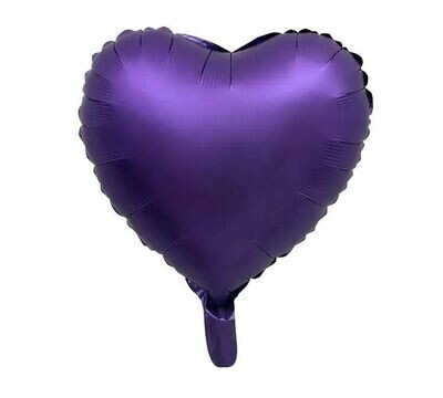 Deep Purple Heart Balloon