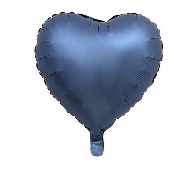 Soft Navy Heart Balloon