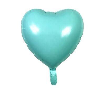 Cyan Heart Balloon