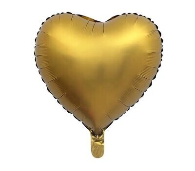Soft Gold Heart Balloon